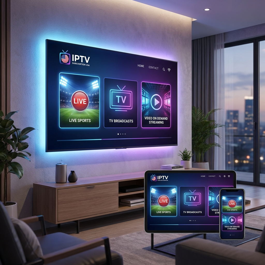 IPTV Subscription USA – Live TV, Sports & VOD