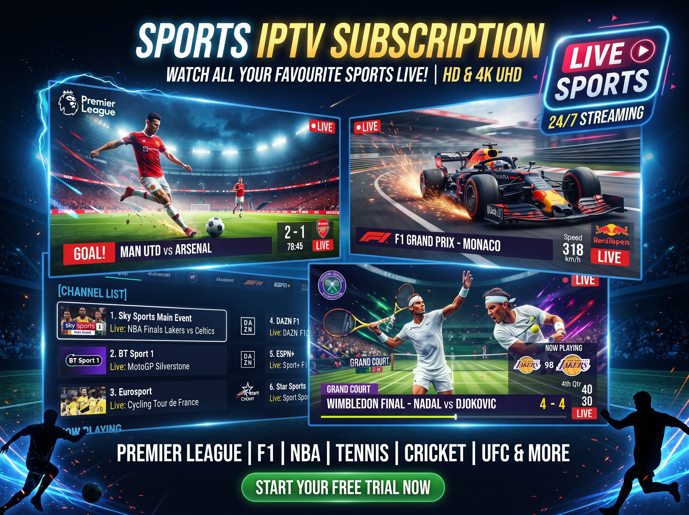 Sports IPTV Subscription